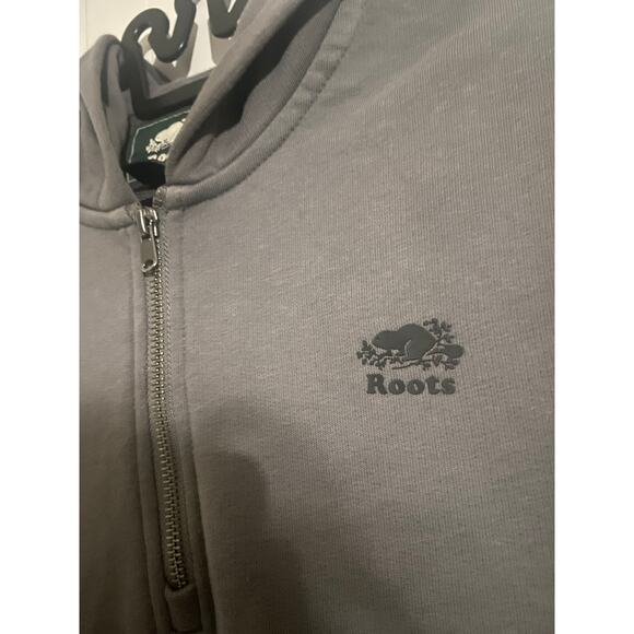 Roots Canada Fleece Quarter Zip Hoodie - Picture 2 of 5